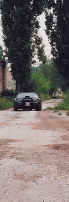 Camaro auf der Bergstraße