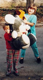 Mirjana mit ihrer Familie